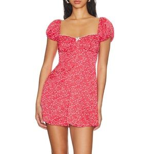 For Love and Lemons Antonia Mini Dress Size Small